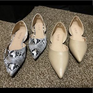Point toe flats